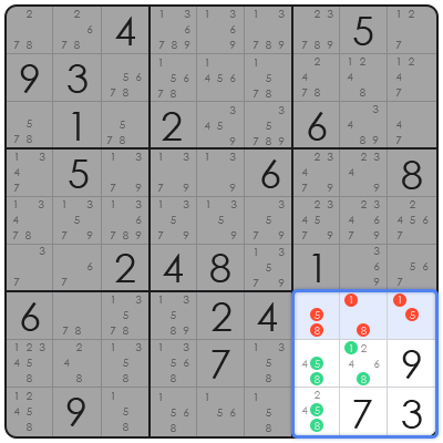 hidden pair sudoku